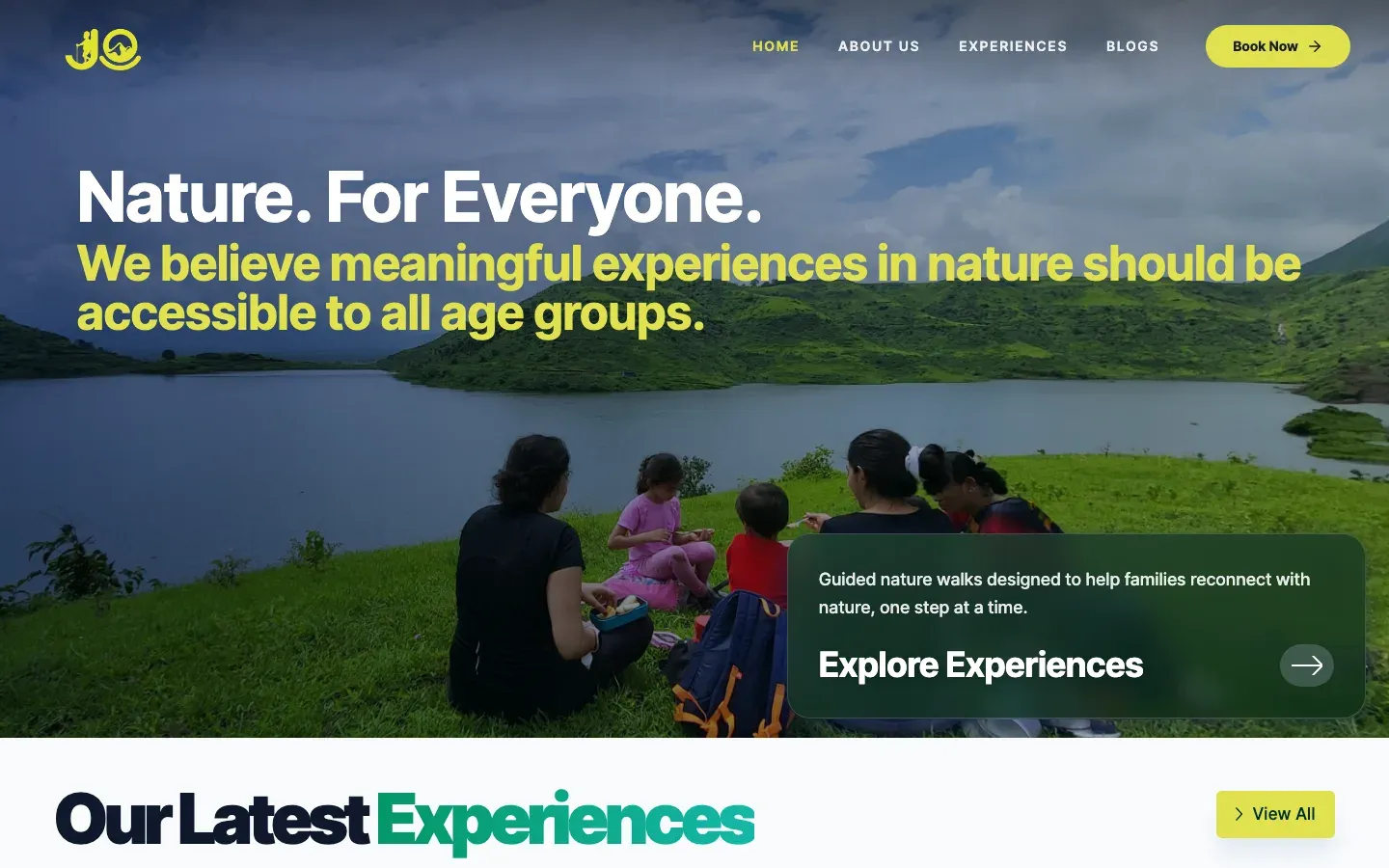 Join With Me website, first screen